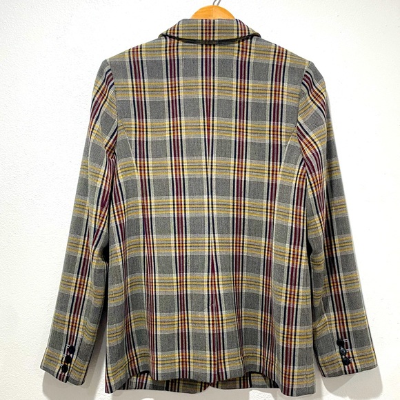 Treasure&Bond casual blazer. Plaid size M - Picture 2 of 5